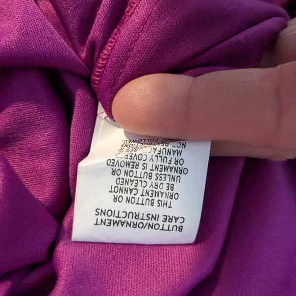 Vintage Betsy Adam Prom Dress Maxi Gown 8 Purple Pink Y2K Fairy Glam Ruffle - Picture 12 of 15